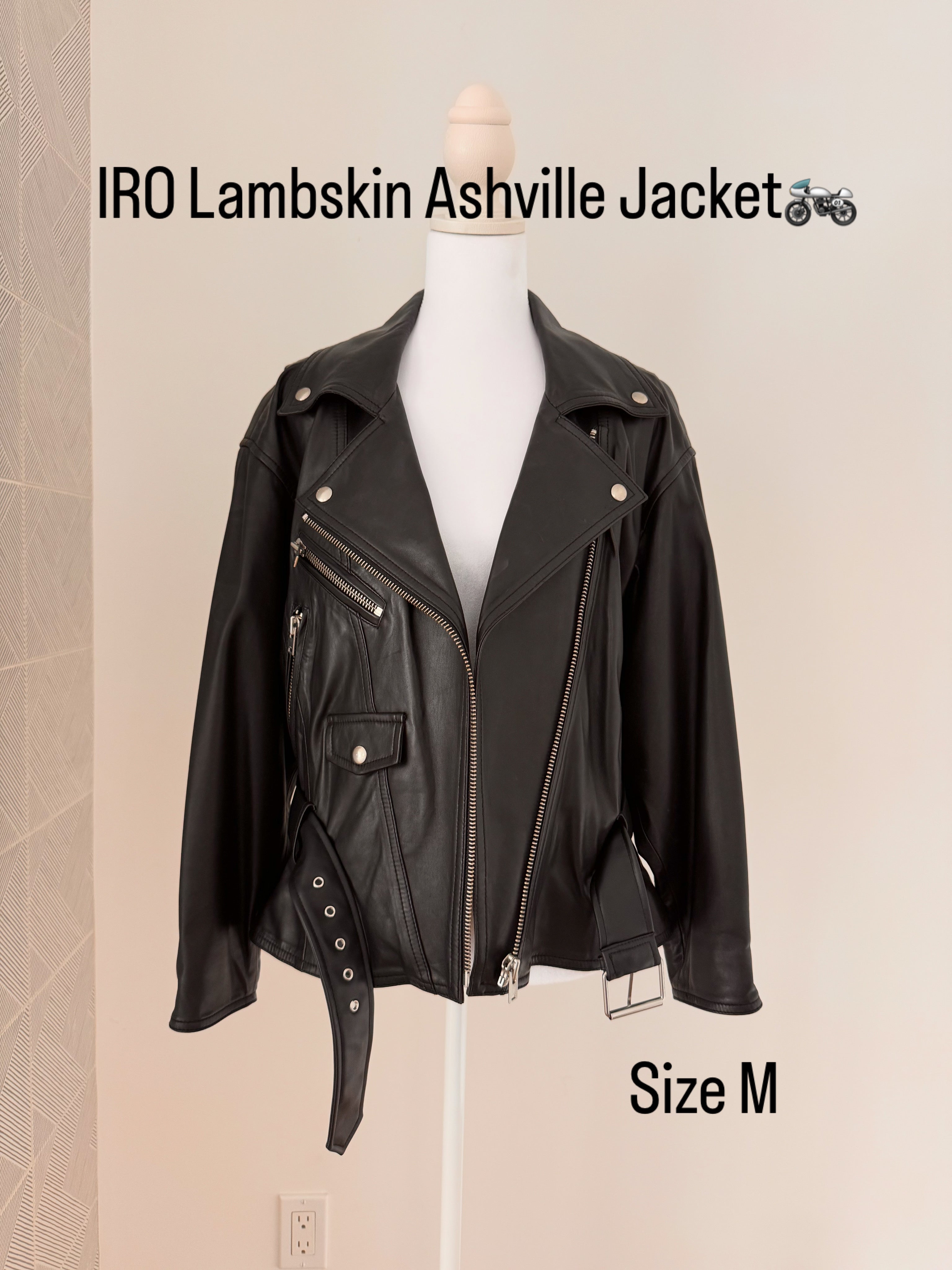 IRO Lambskin Ashville Jacket