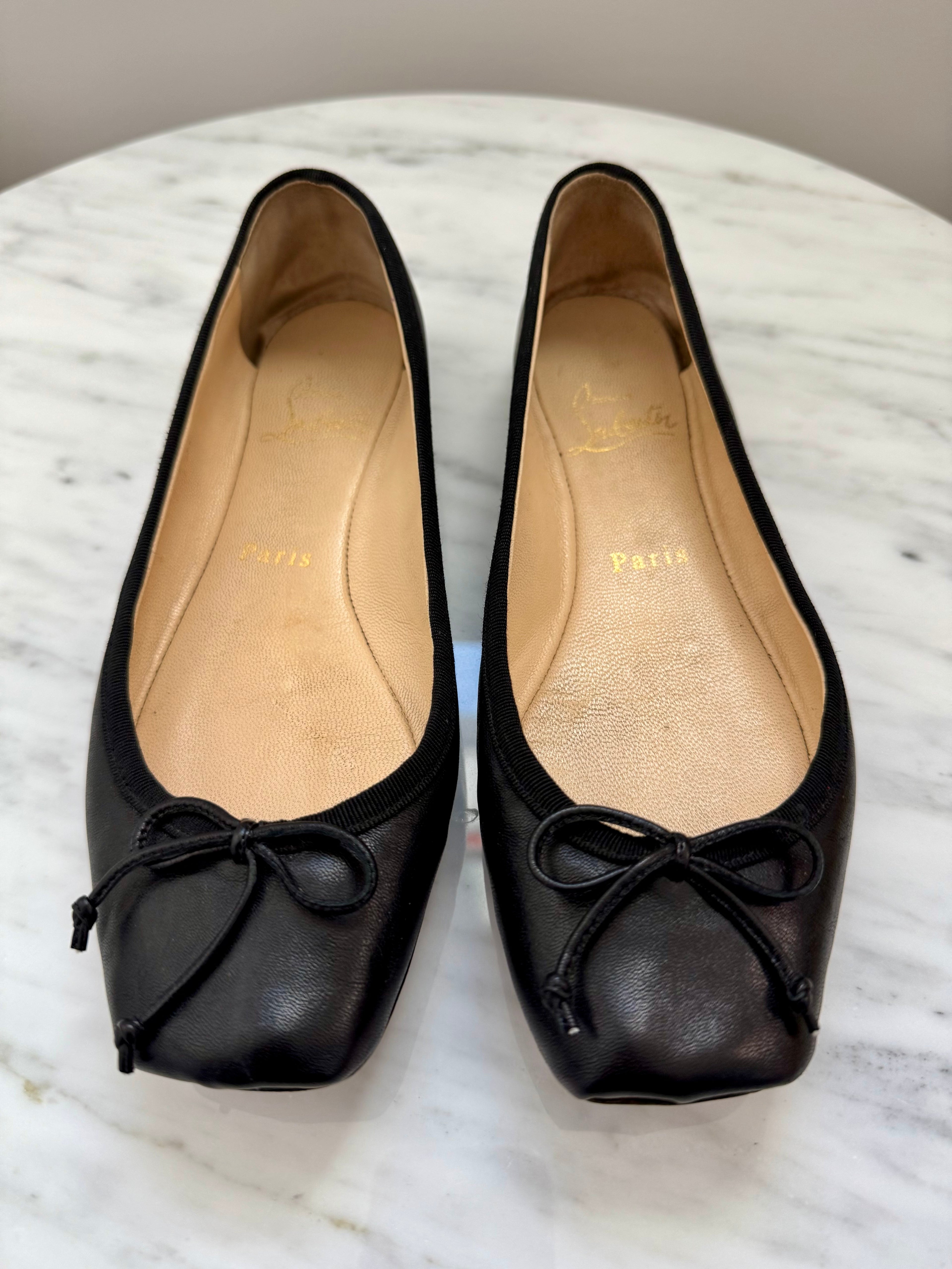 Christian Louboutin Mamadrague Square-toe Ballet Flats